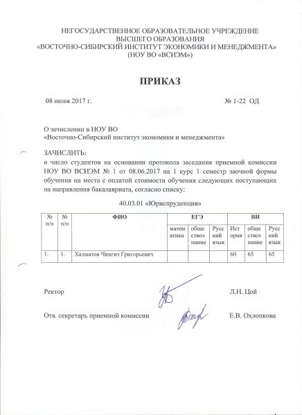 Приказы о зачислении финансовый университет 2025